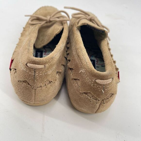 Oliberte Womens Loafer Shoes Suede Lace Up Suede Brown Size 37 - Picture 8 of 14